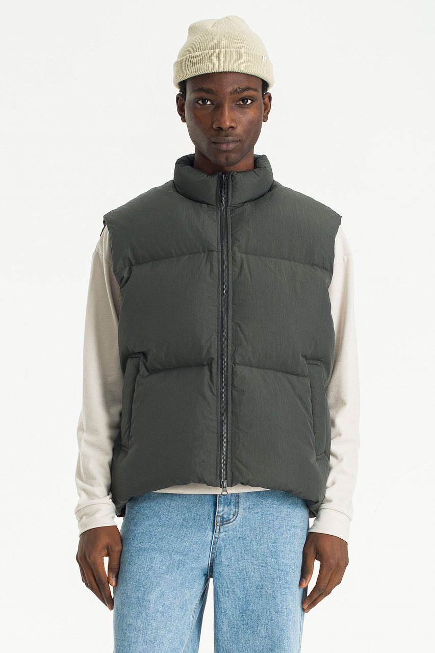 Menswear | Puffer Vest, Charcoal