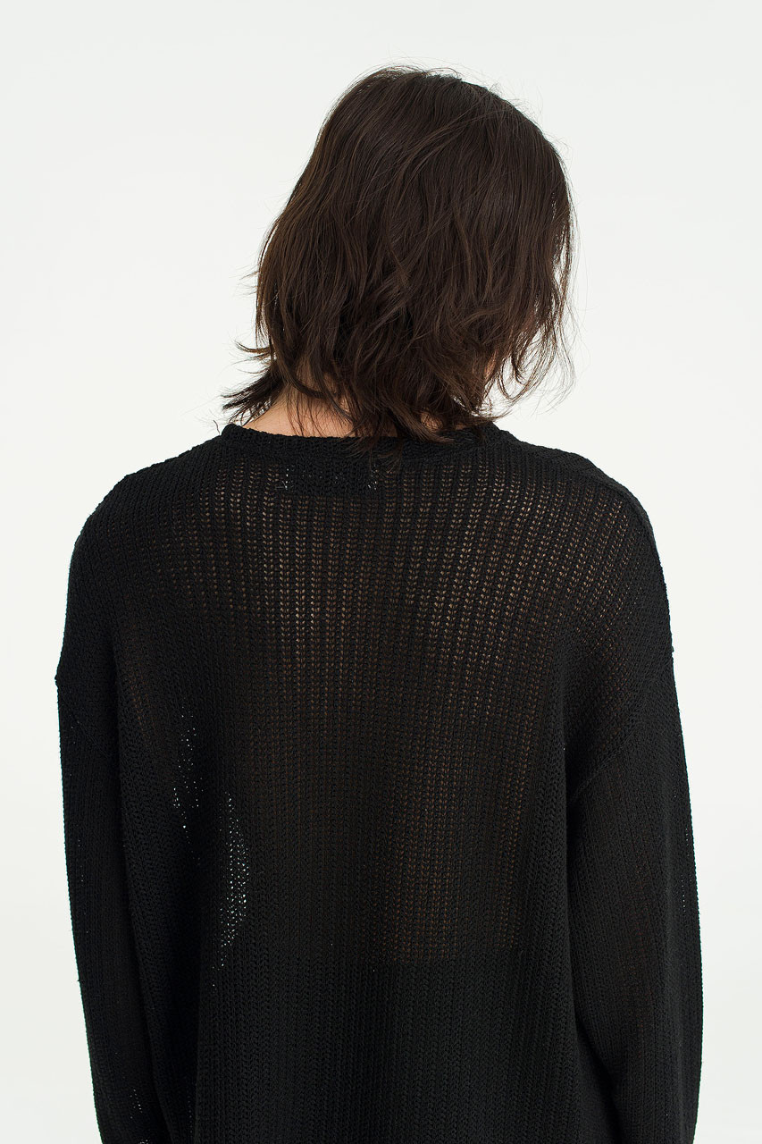 Menswear | Loose Jimmy Knit, Black