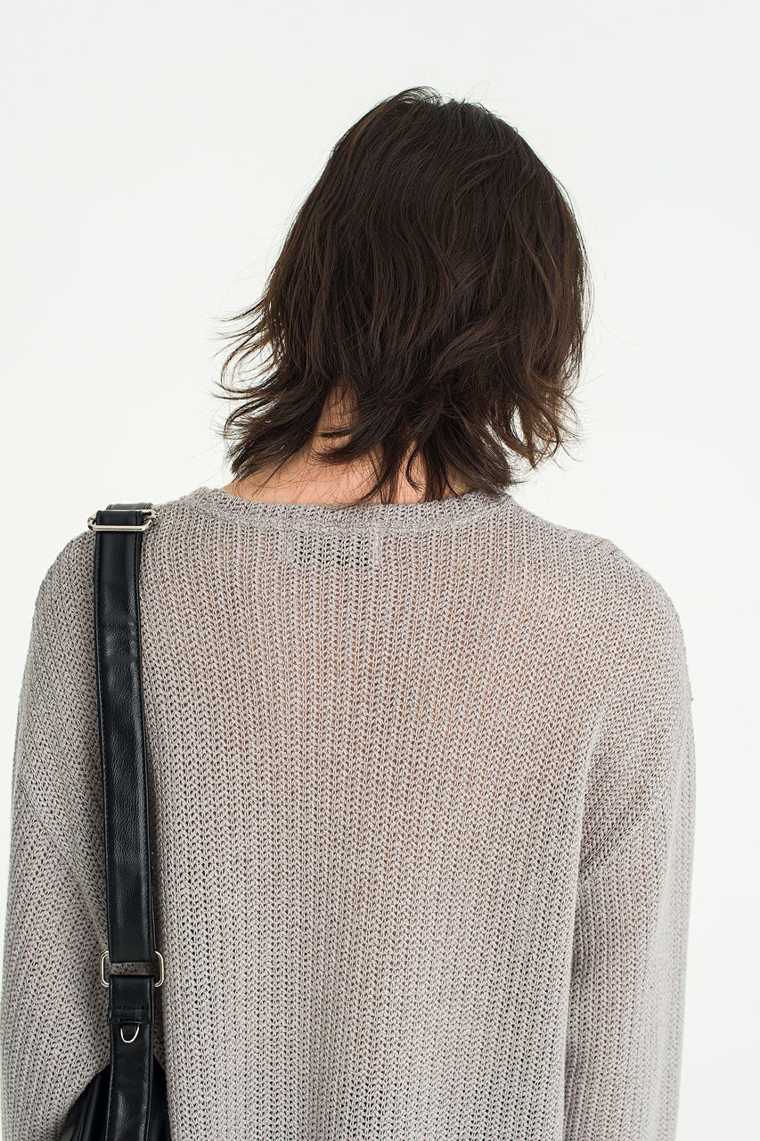 Menswear | Loose Jimmy Knit, Grey