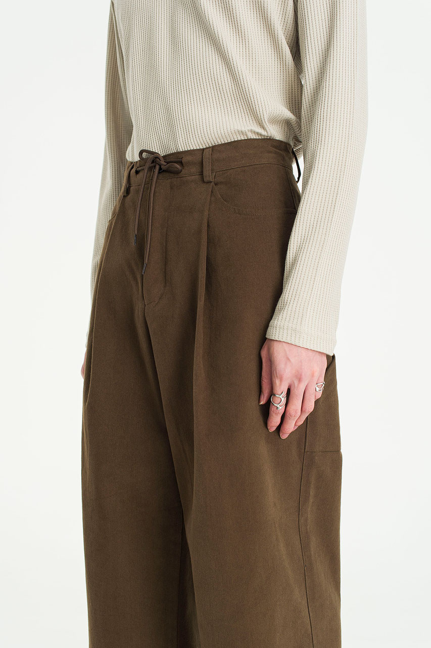 Menswear | Drill Pants, Brown