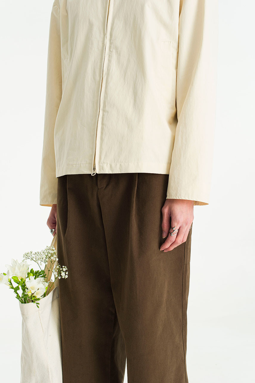 Menswear | Minimal Blouson, Ivory