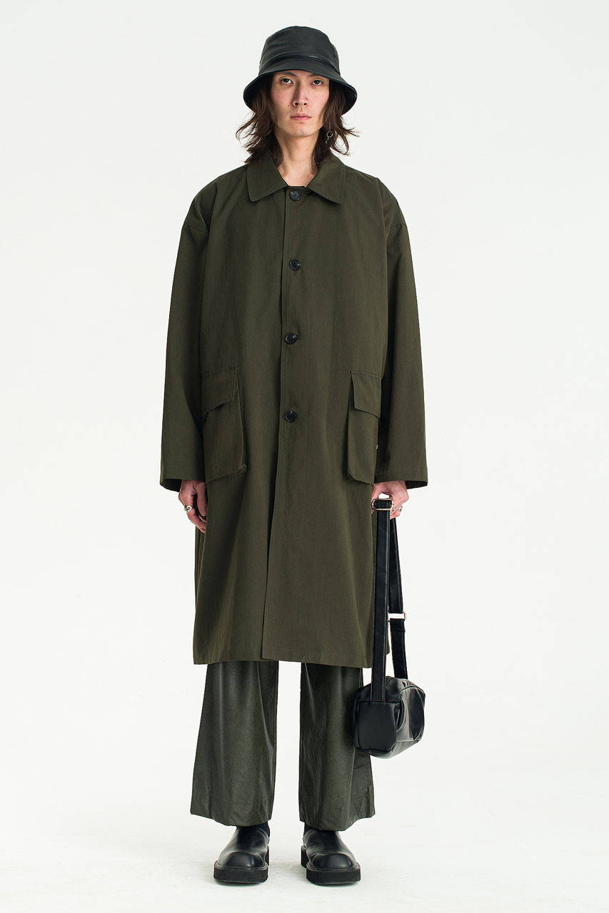 Menswear | Flap Pocket Mac, Khaki