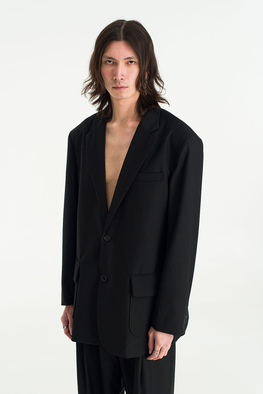 Menswear | Oversized Jacket, Black