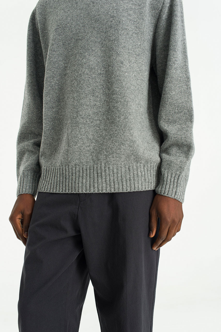 Menswear | Seamless Wool Jumper, Grey
