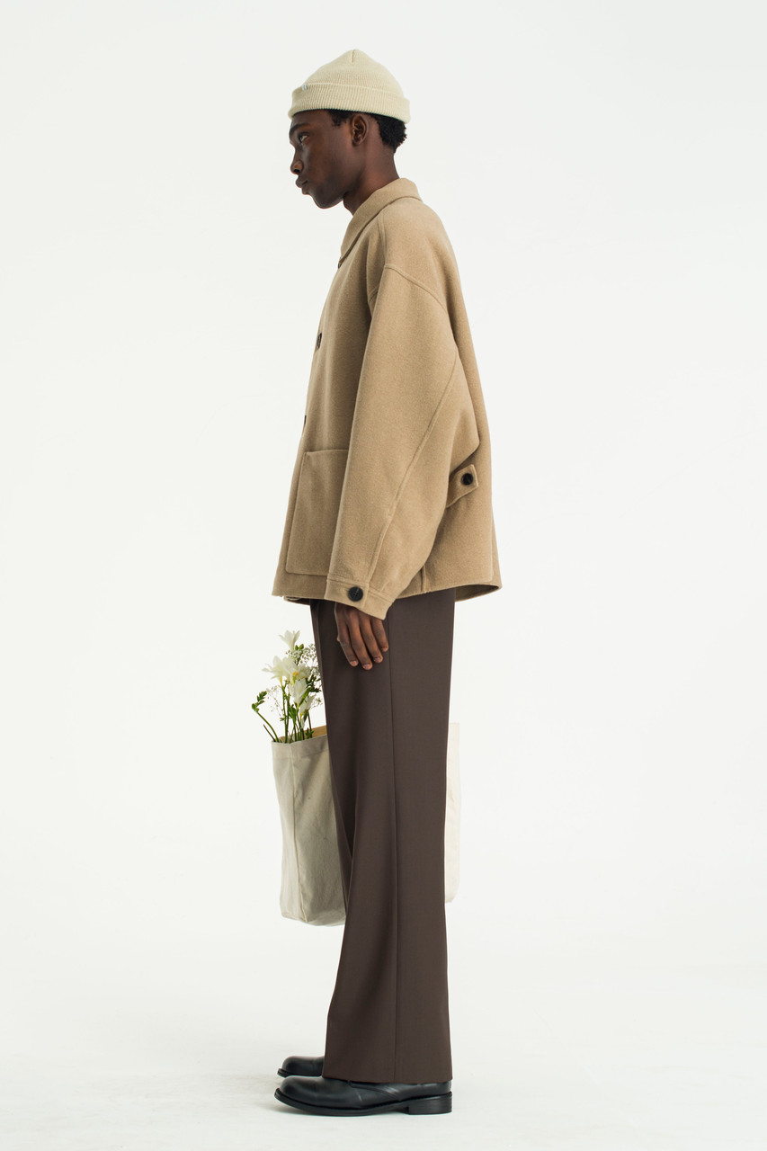 Menswear | Seamless Wool Jacket, Beige