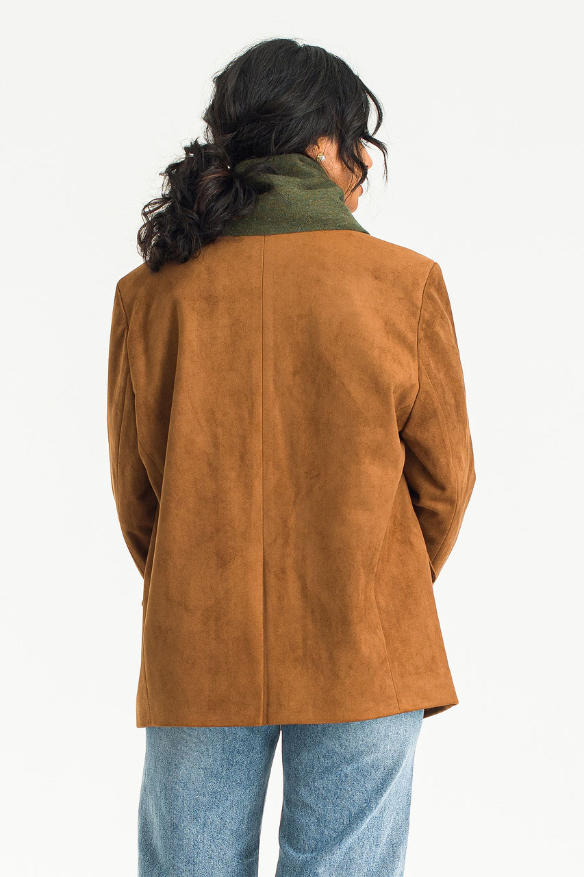 Rosa Suede Jacket, Brown