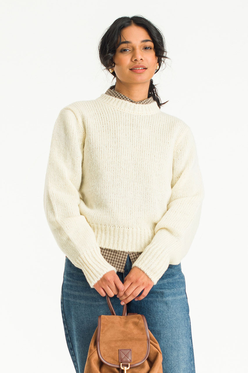 Rina Alpaca Blend Jumper, Ivory