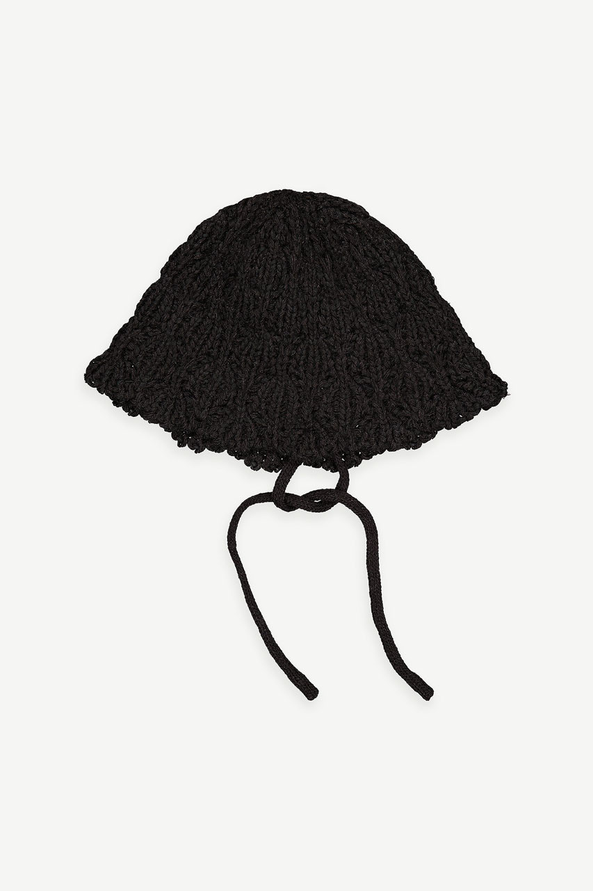 Ayaka Tassel Hat, Black