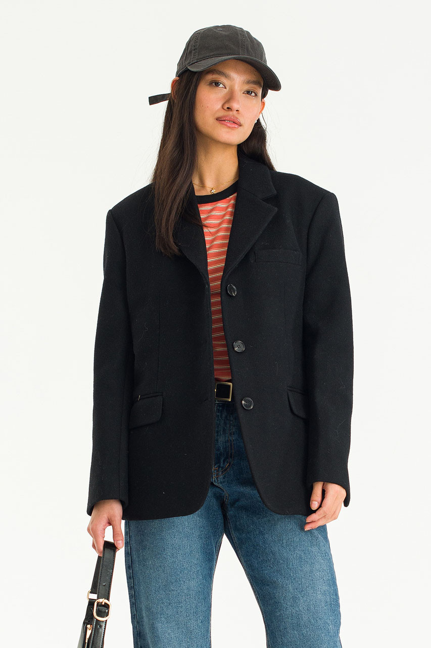 Dodo Wool Jacket, Black