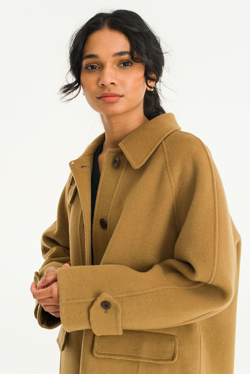 Dover Seamless Coat, Camel