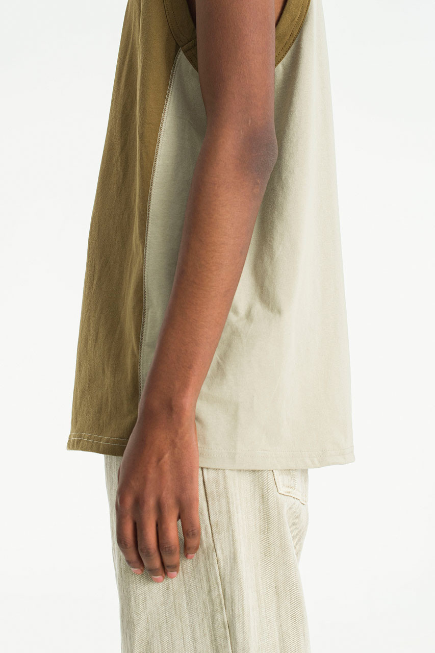 Menswear | Block Tank Top, Green