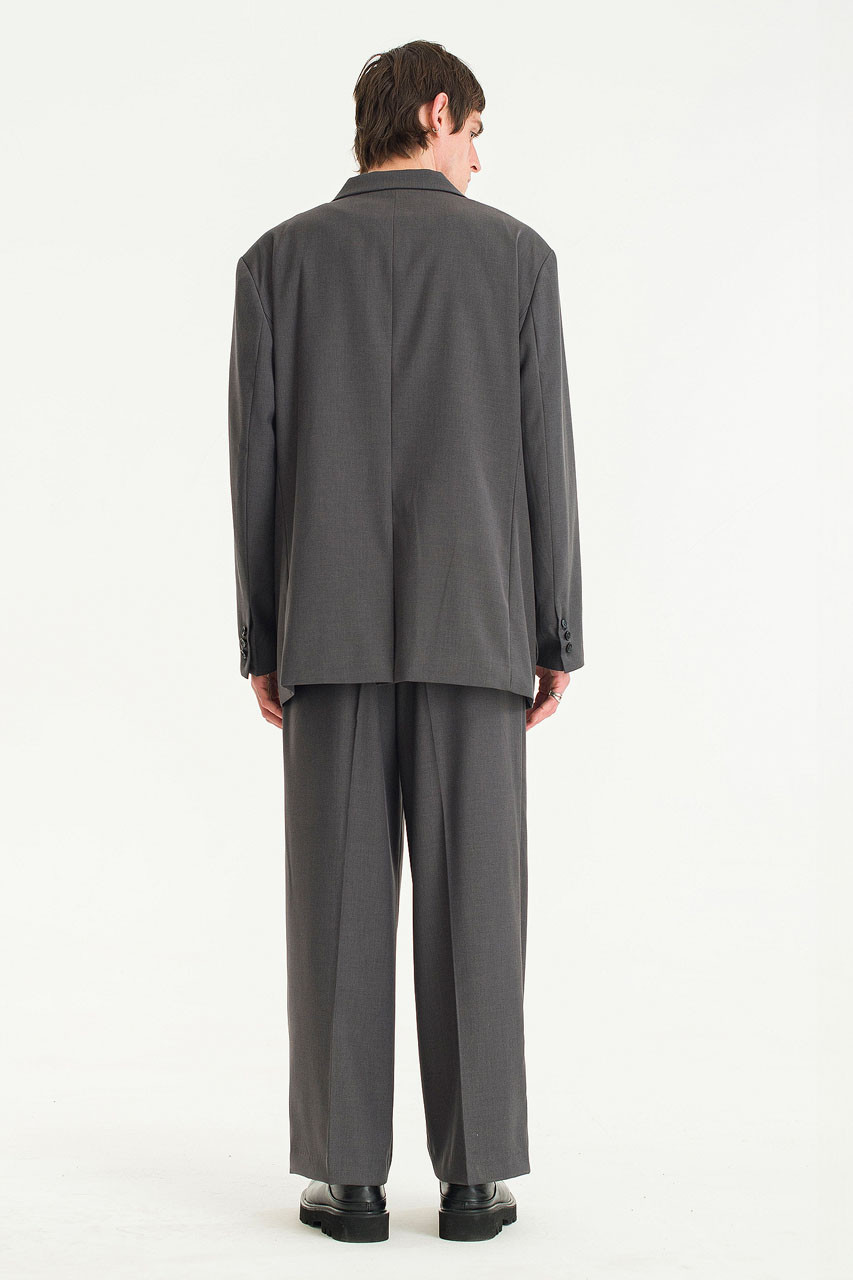 Menswear | Oversized Slacks, Charcoal