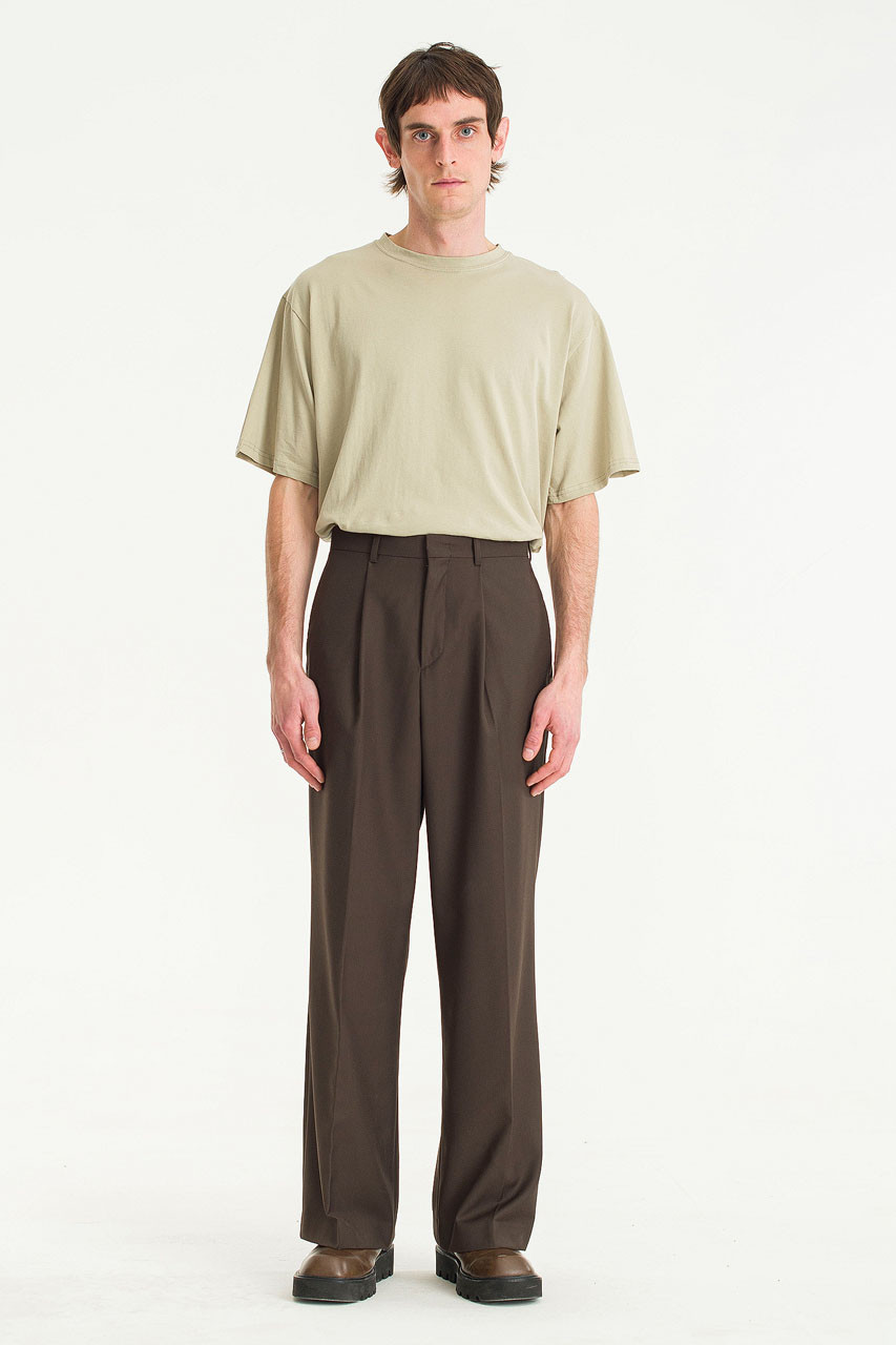 Menswear | Pale Short Sleeve Tee, Green