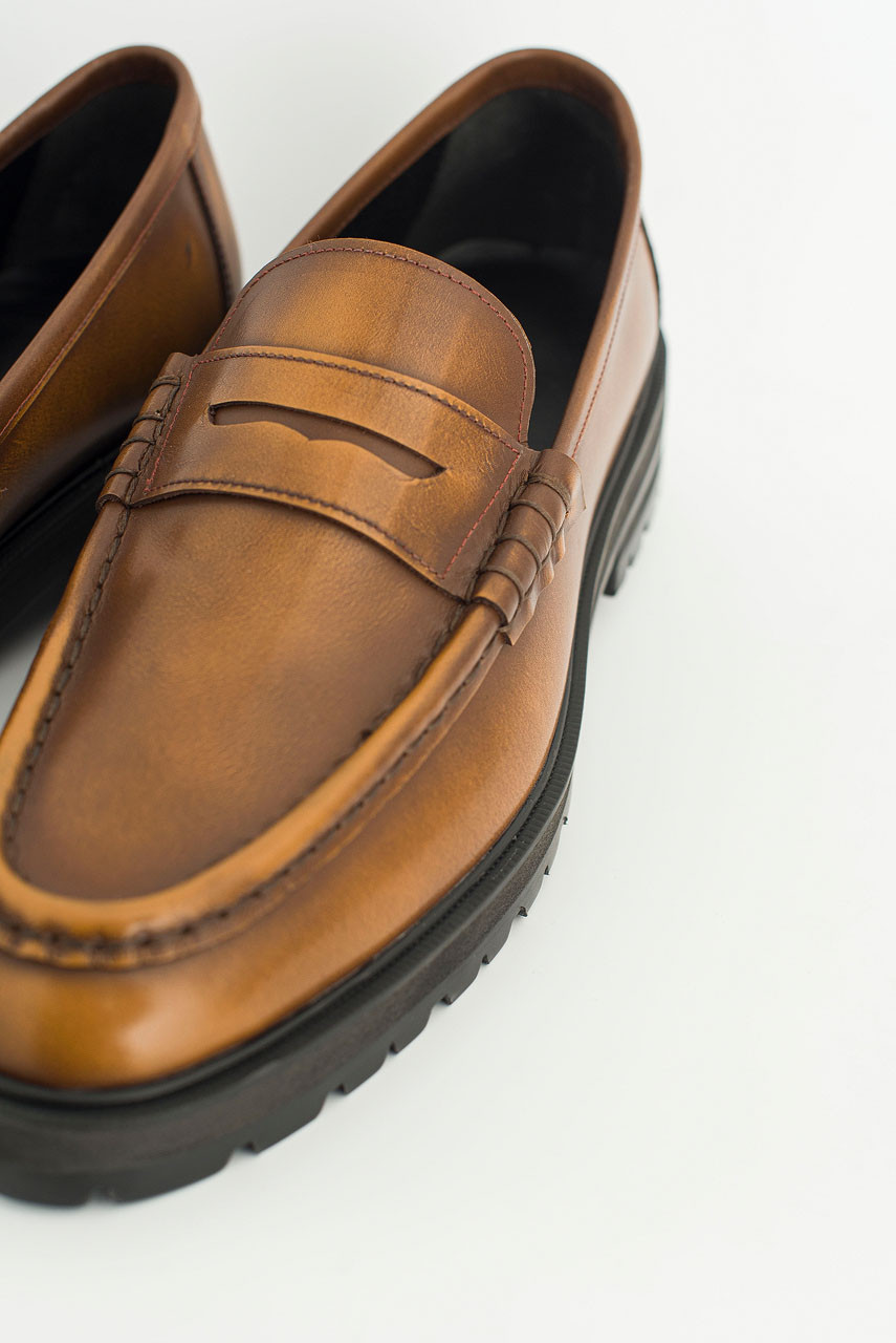 Menswear | Leather Loafers, Walnut 