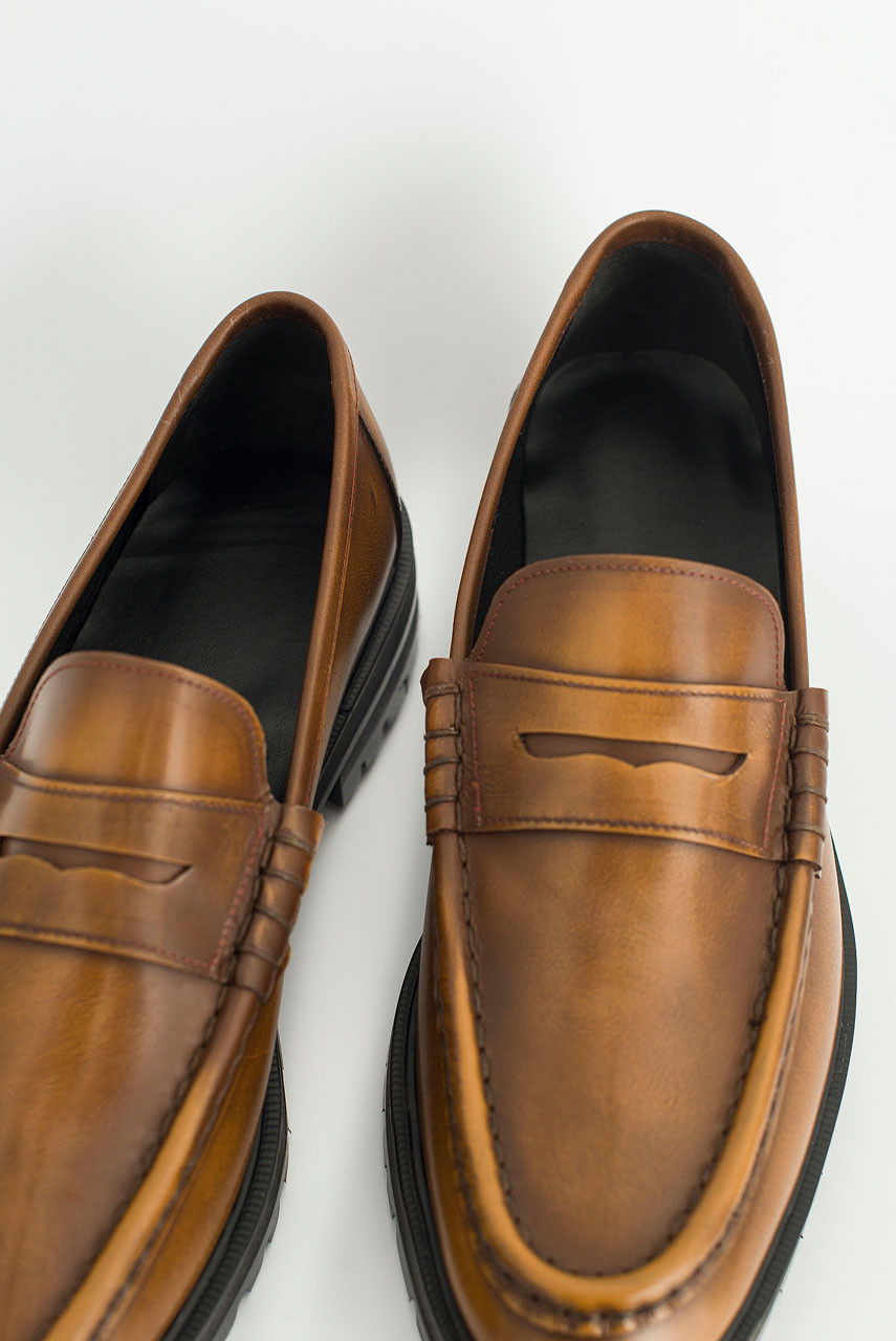 Menswear | Leather Loafers, Walnut 