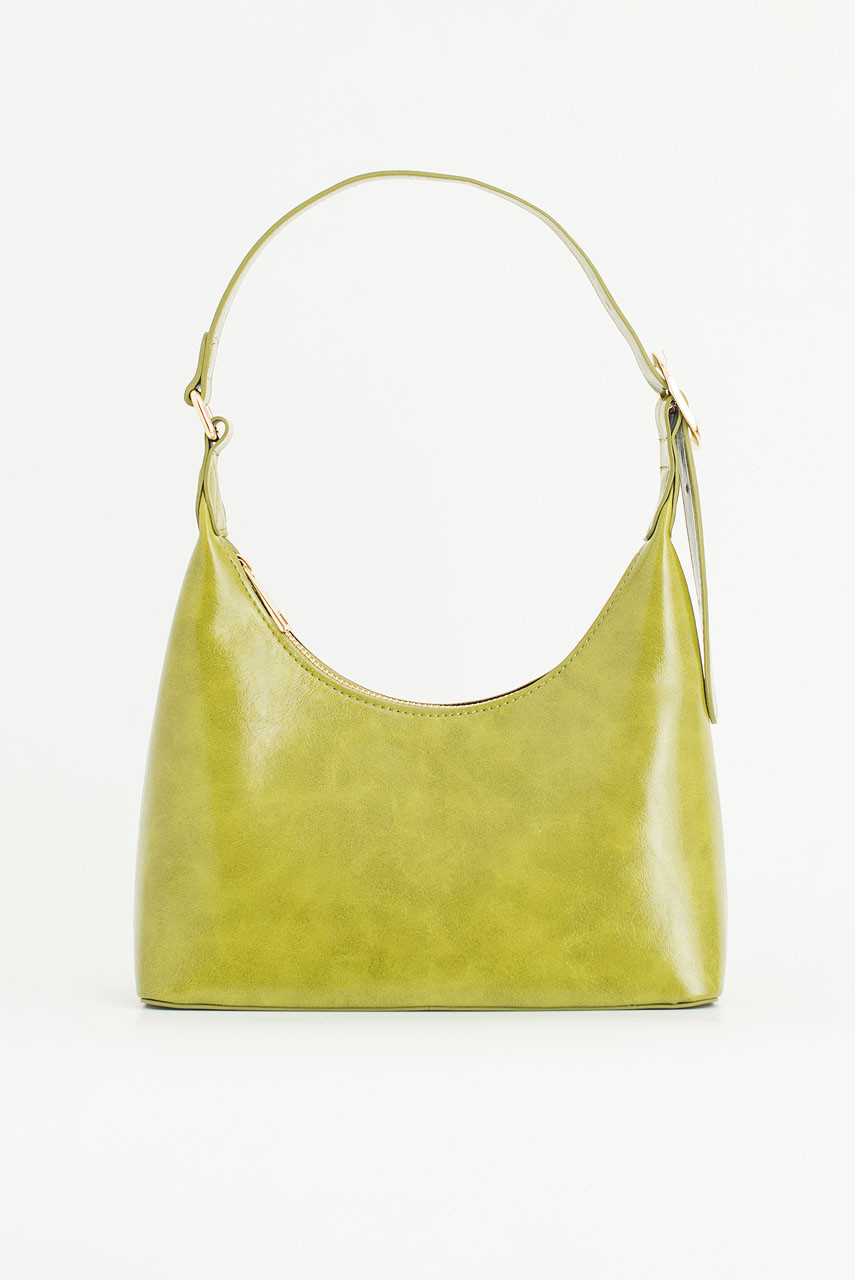 Buckle Shouder Bag, Lime