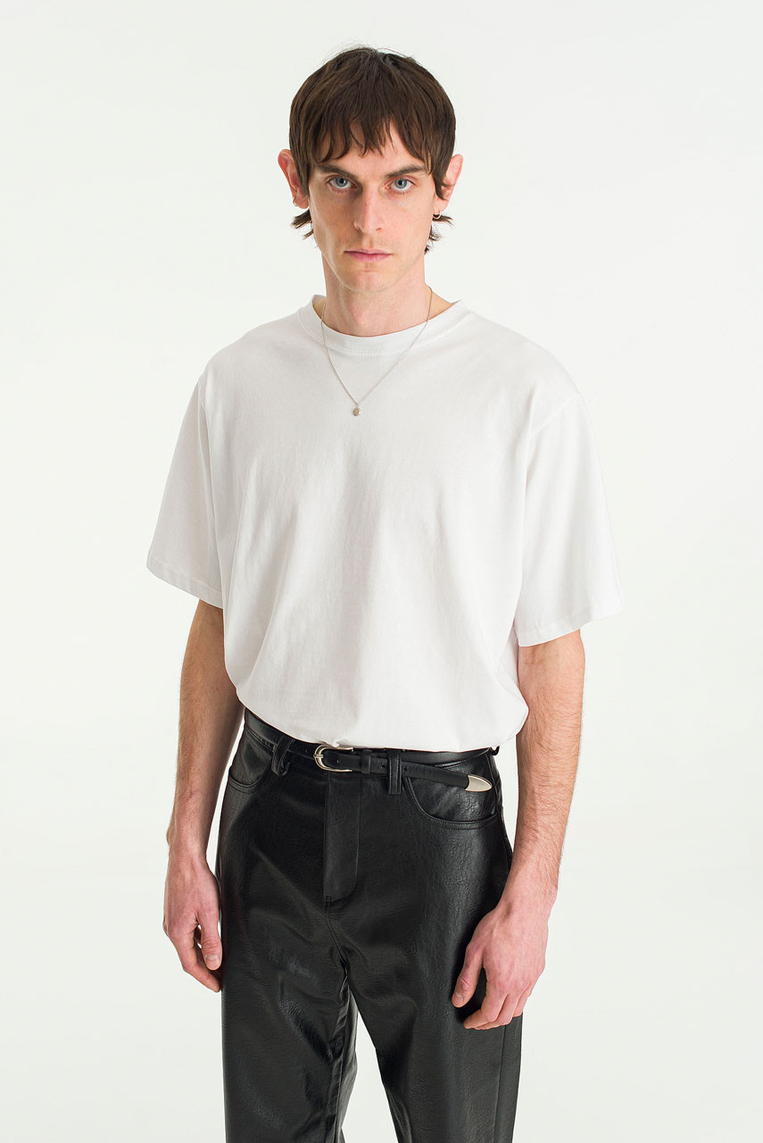 Menswear | Pale Short Sleeve Tee, White