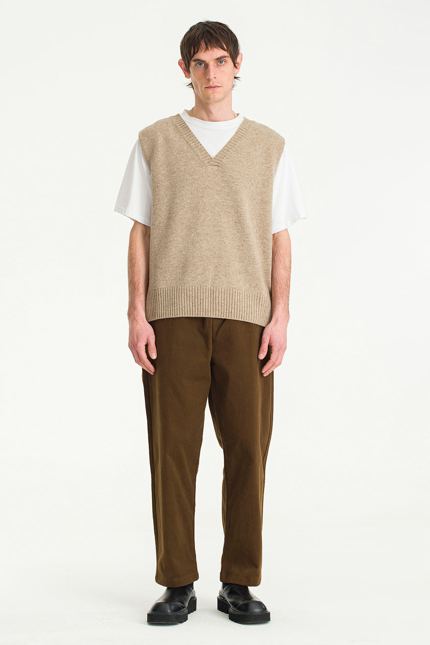 Menswear | Brushed Pants, Brown