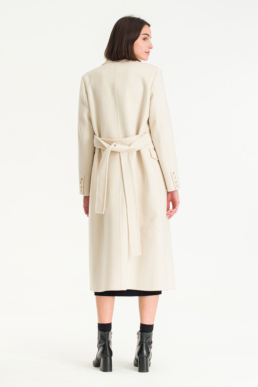 Ella Seamless Coat, Cream