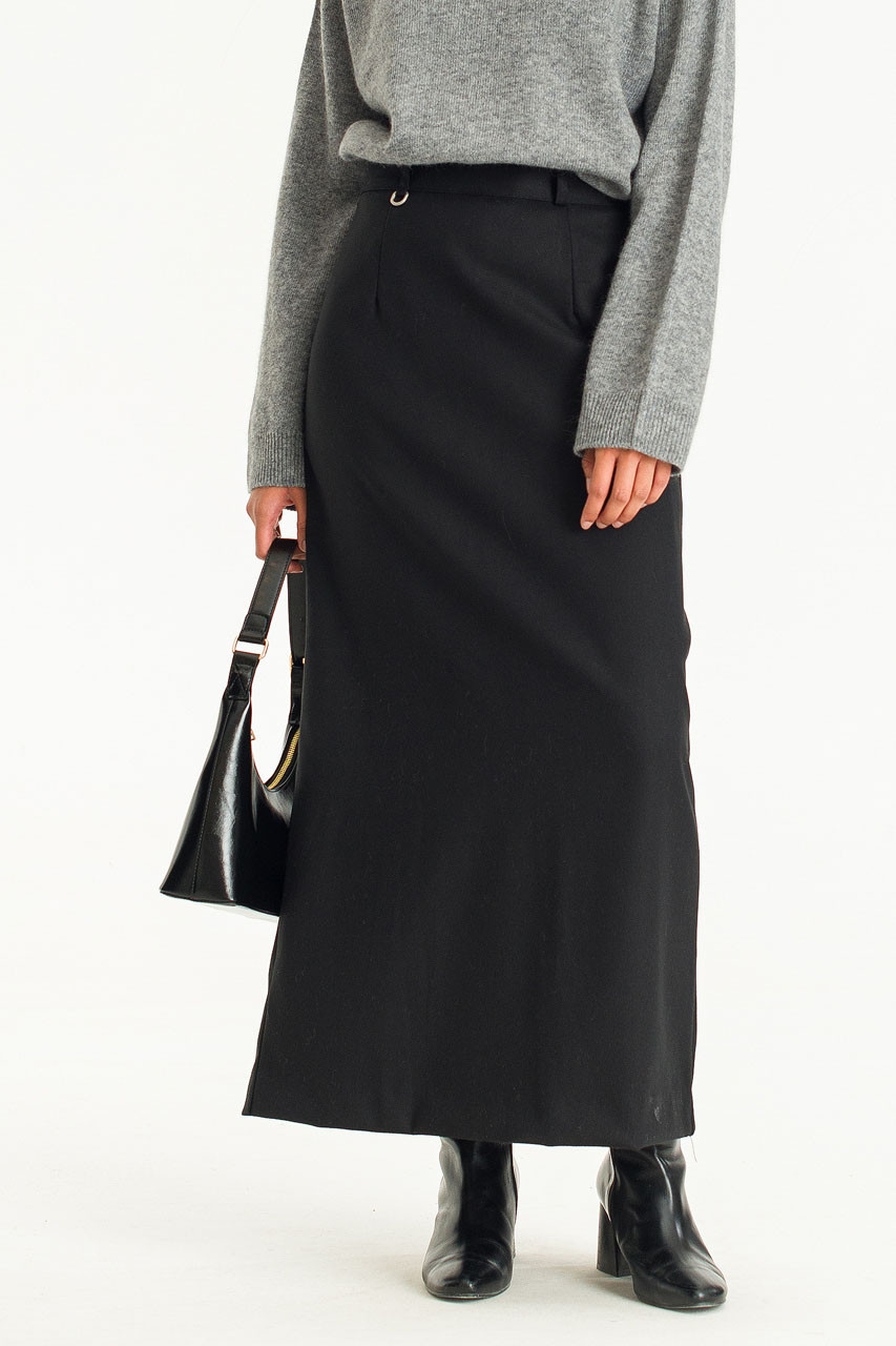 Elise Maxi Skirt, Black