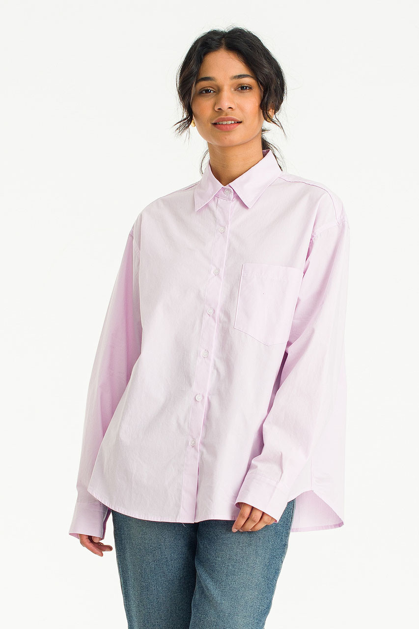 Keiko Boxy Shirt, Pink