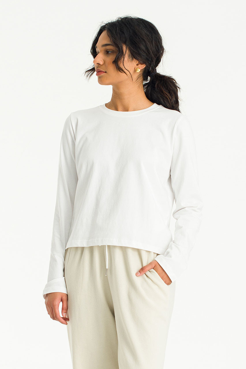 Elia Soft Cotton Tee, White