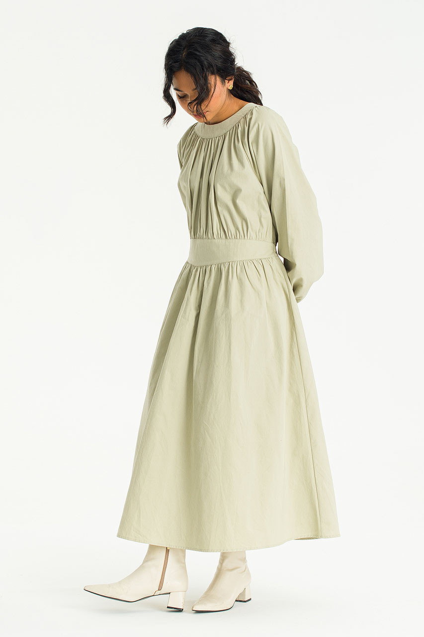 Heidi Mid Length Cotton Dress, Mint