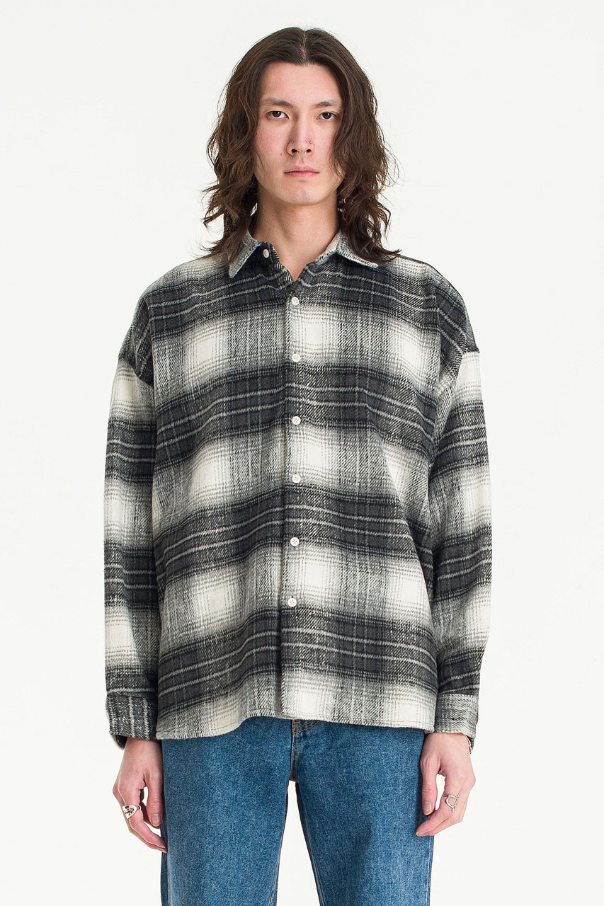 Menswear | Outlander Overshirt, Black/White