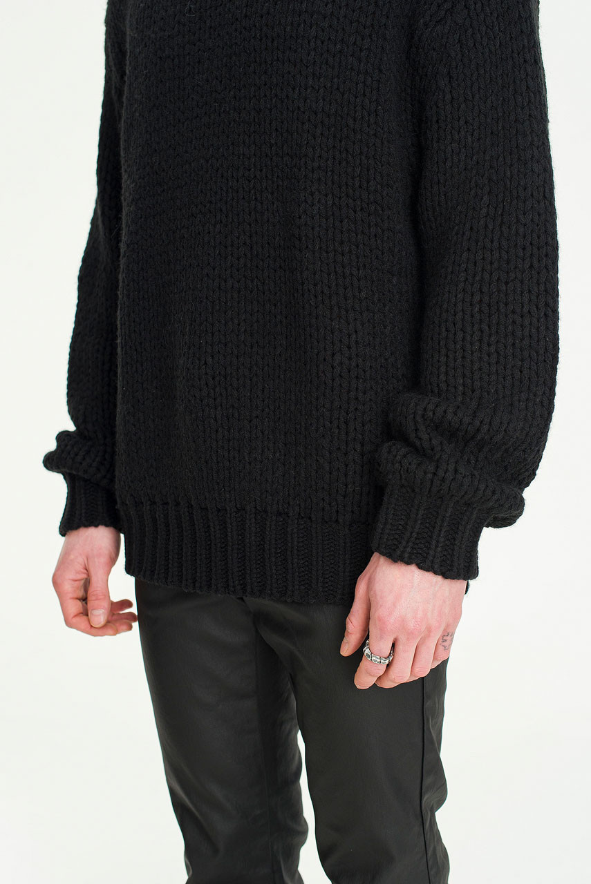 Menswear | Heavy Gauge Knit, Black