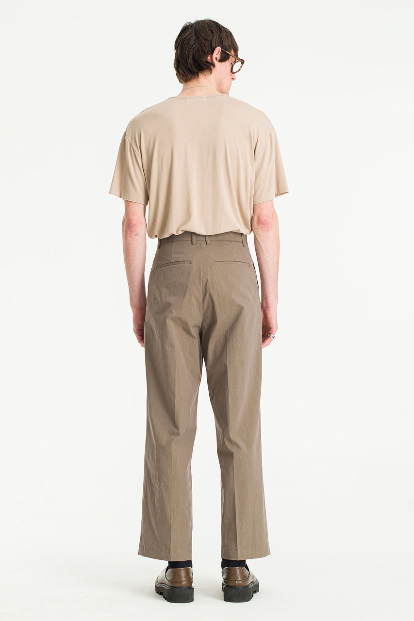 Menswear | Pintuck Chinos, Brown