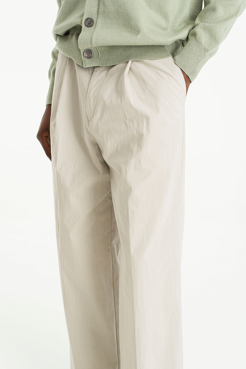 Menswear | Pintuck Chinos, Stone