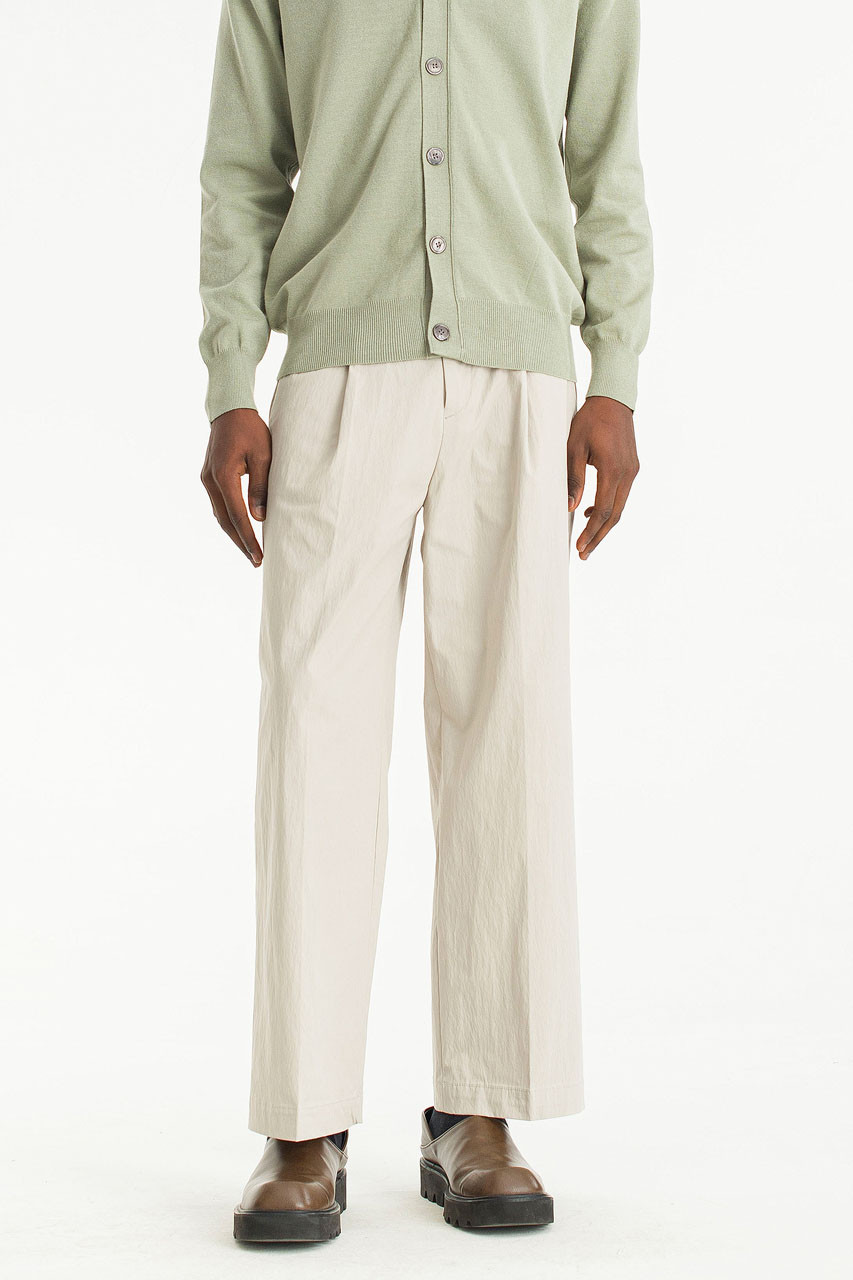 Menswear | Pintuck Chinos, Stone