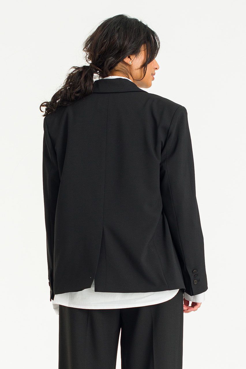 Shiro Boxy Jacket, Black