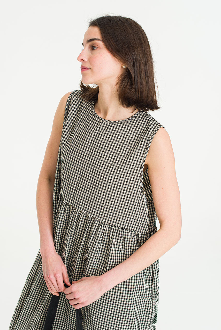 Faye Ribbon Back Dress, Gingham