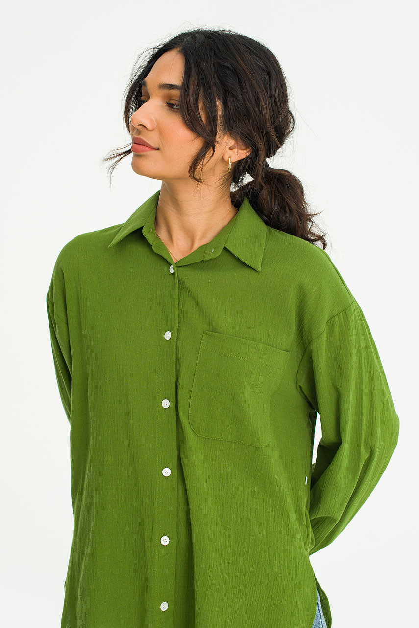 Soi One Pocket Shirt, Green