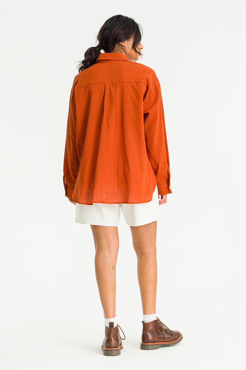 Soi One Pocket Shirt, Orange