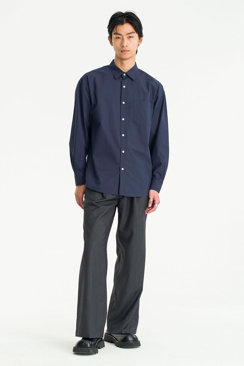 Menswear | Bio-Washed Shirt, Navy