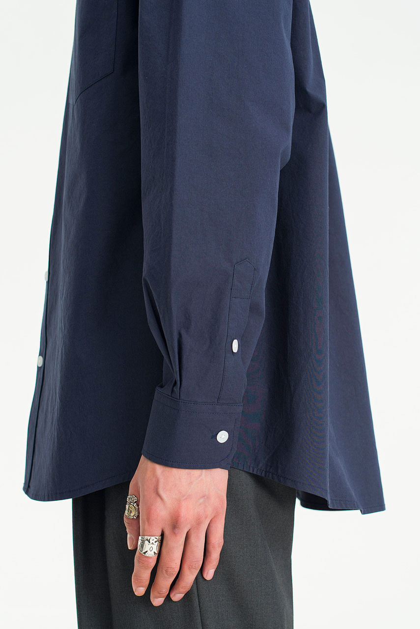 Menswear | Bio-Washed Shirt, Navy