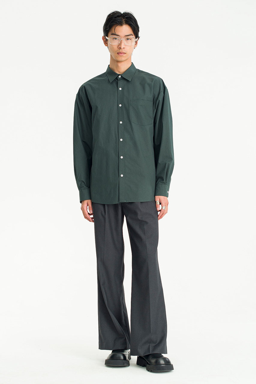 Menswear | Bio-Washed Shirt, Forest