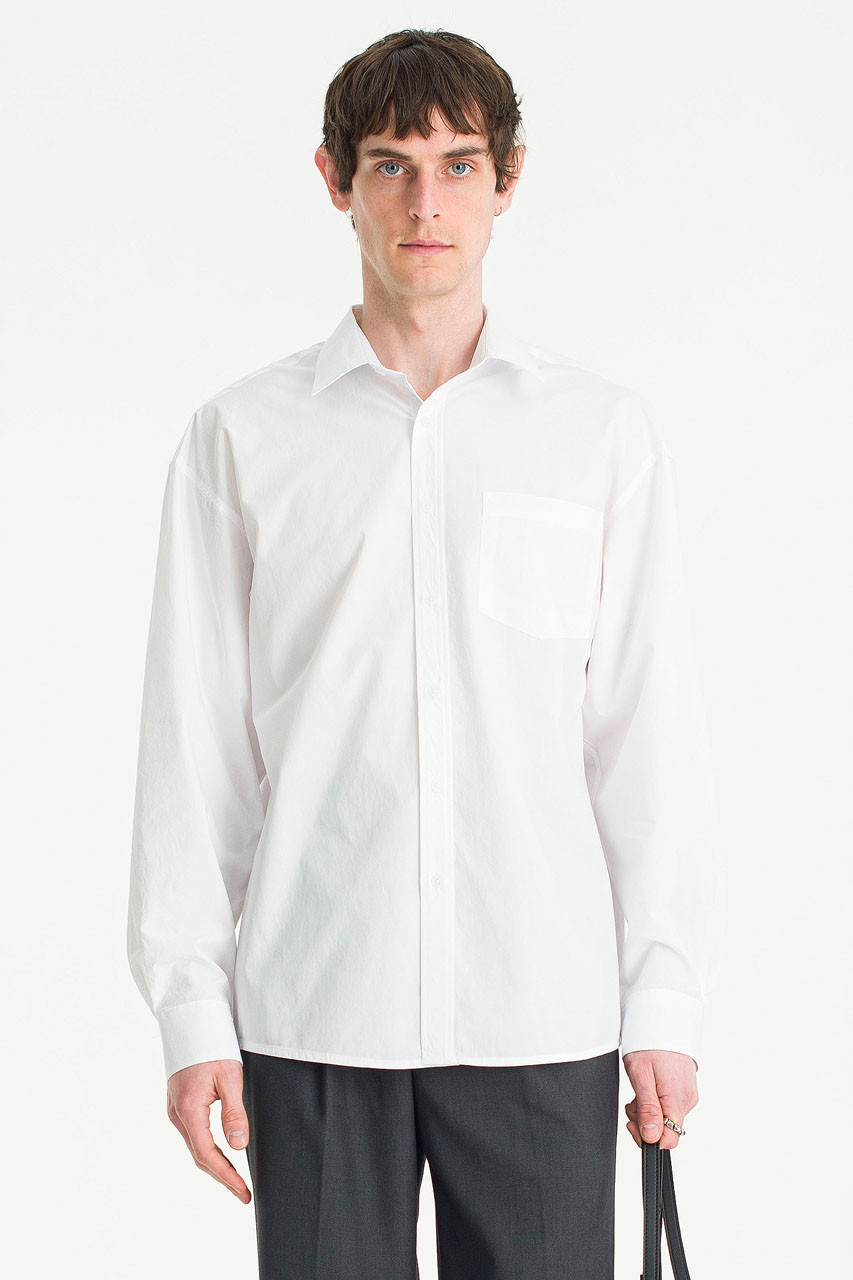 Menswear | Bio-Washed Shirt, White