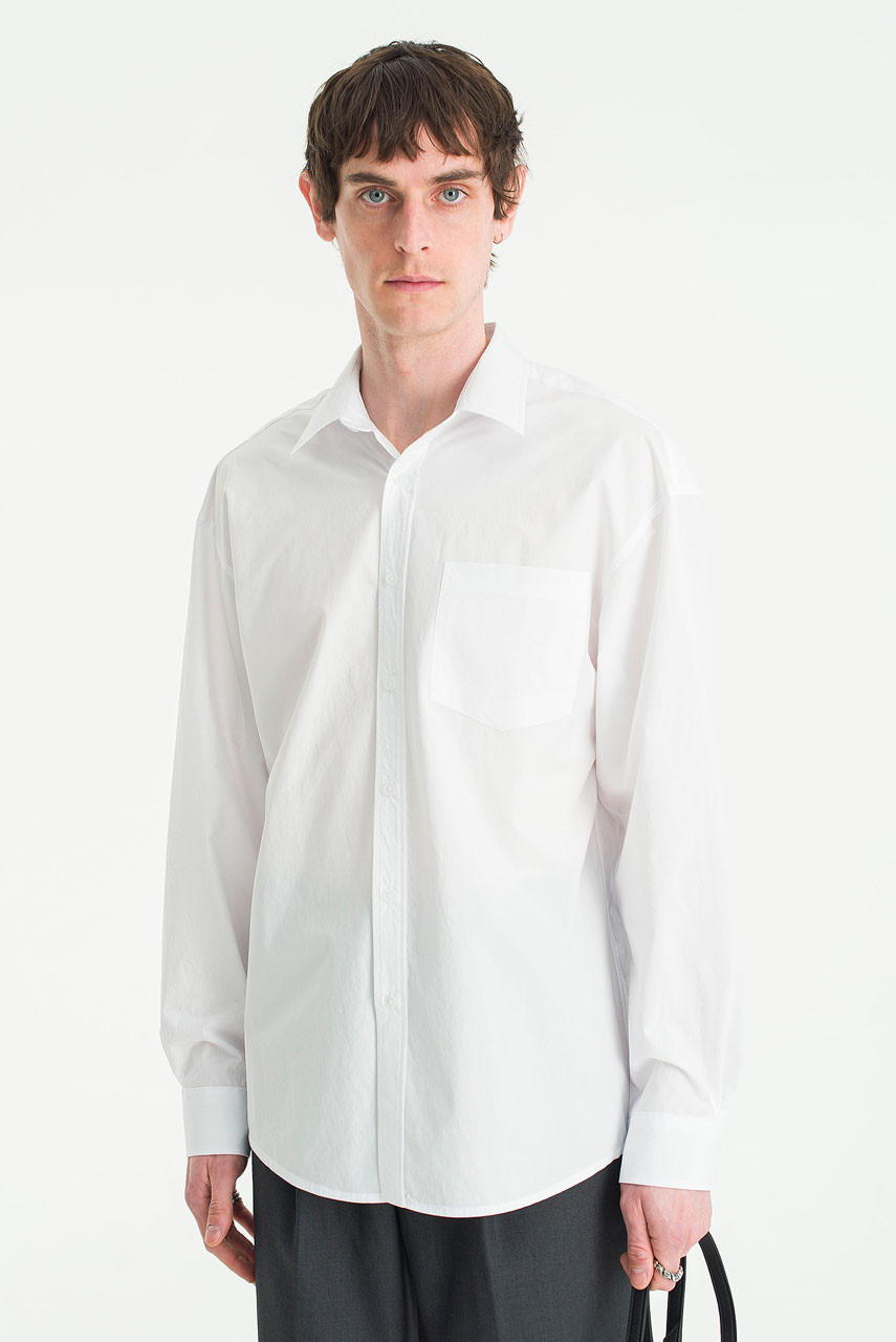 Menswear | Bio-Washed Shirt, White