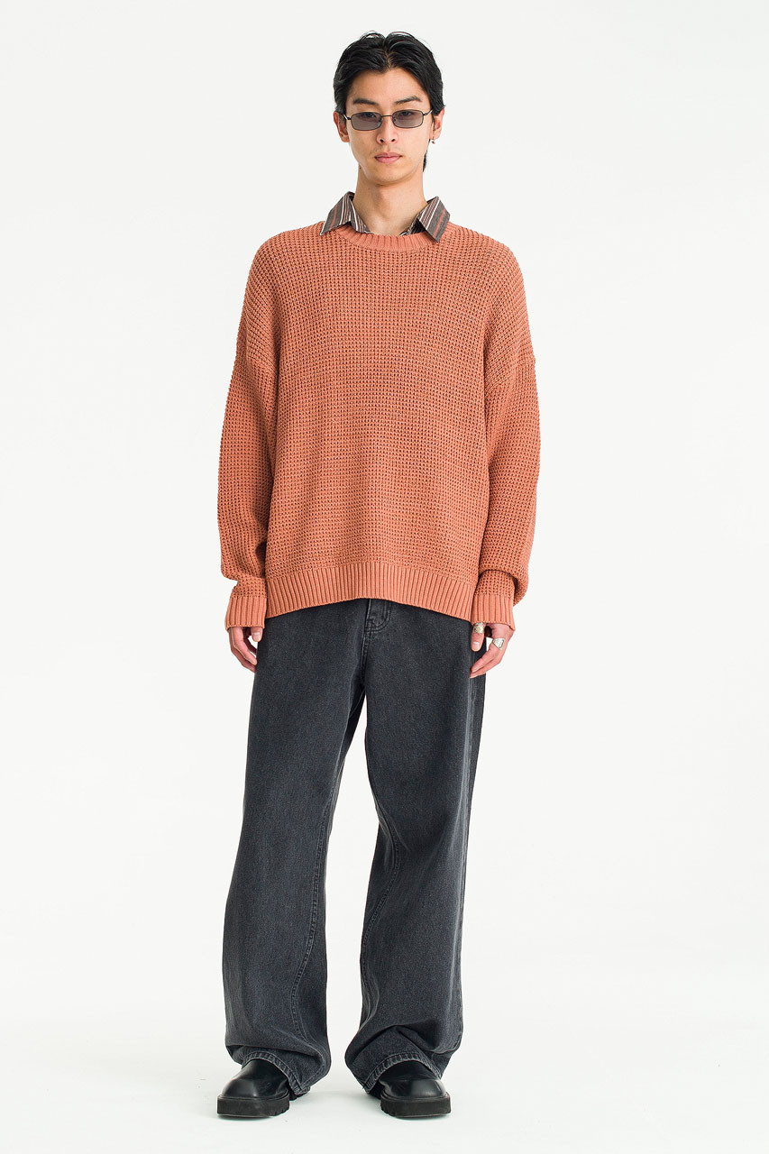 Menswear | Lightweight Hachi Knit, Brick