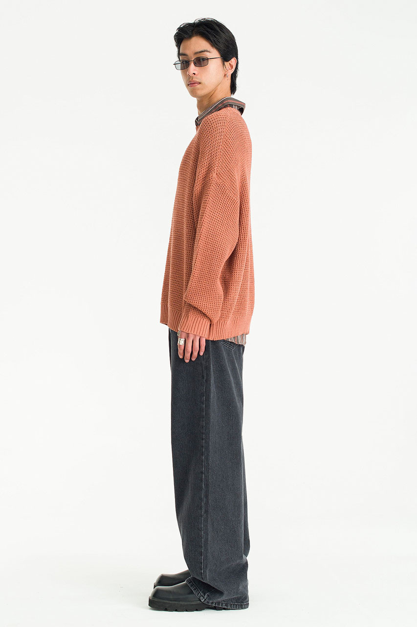 Menswear | Lightweight Hachi Knit, Brick