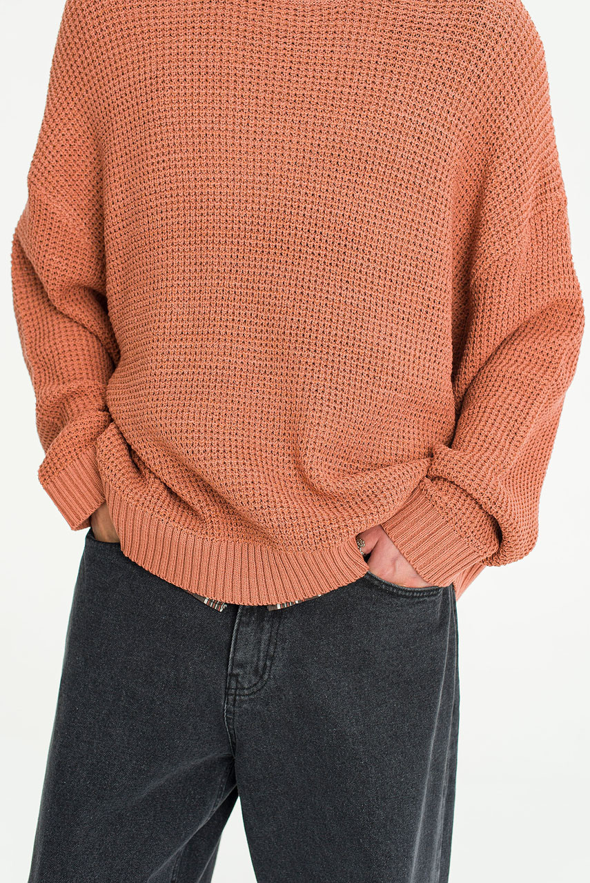 Menswear | Lightweight Hachi Knit, Brick