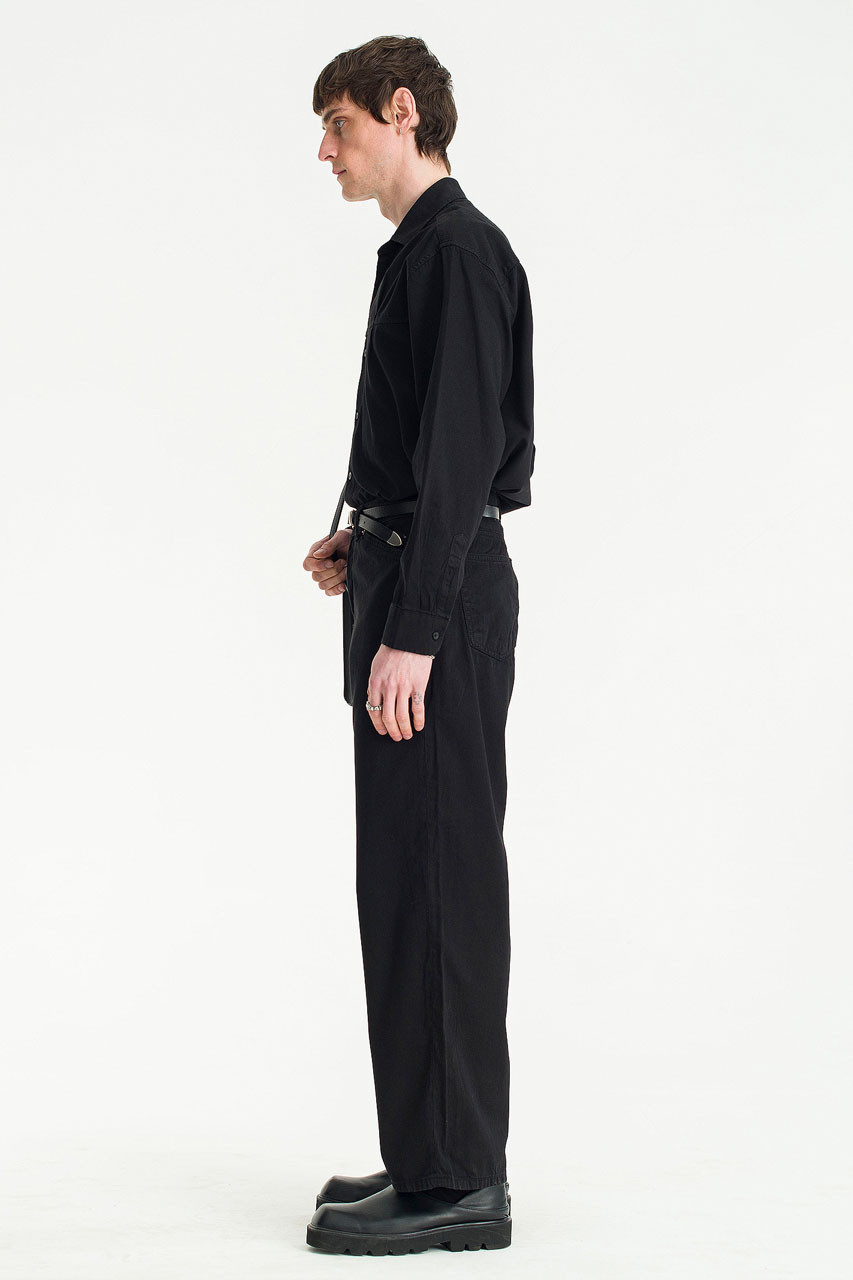 Menswear | Drover Shirt, Black