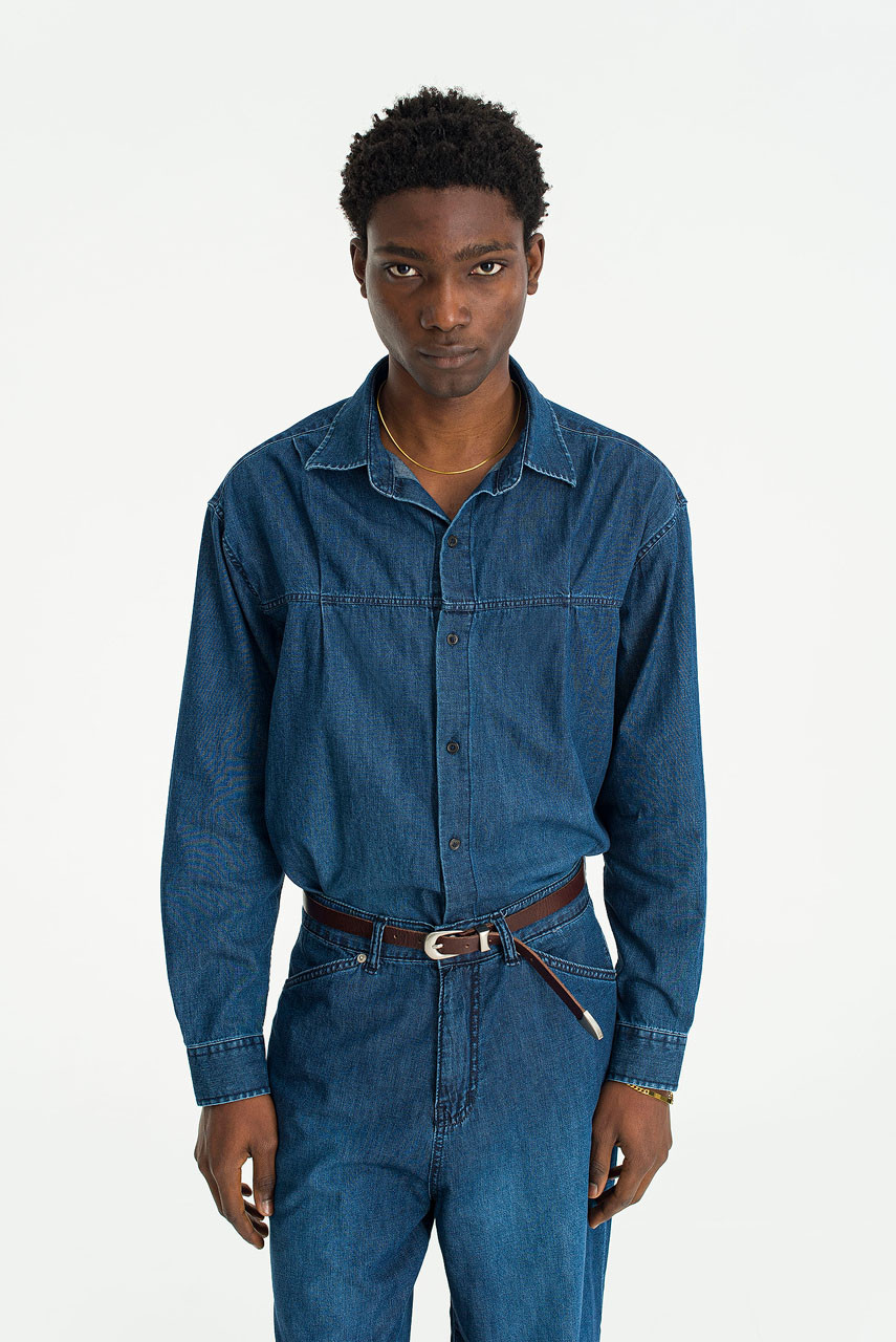 Menswear | Drover Shirt, Indigo