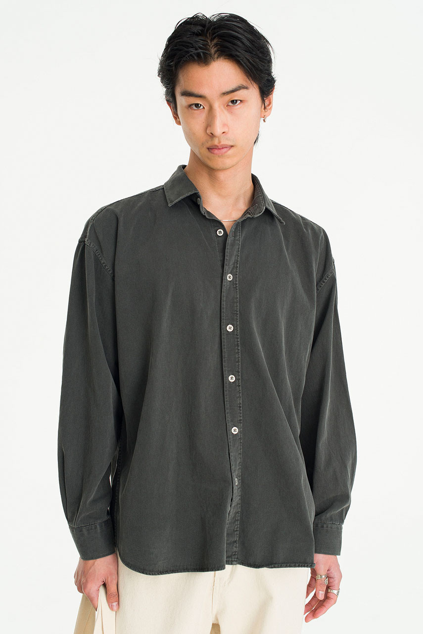 Menswear | Overdyed Shirt, Charcoal