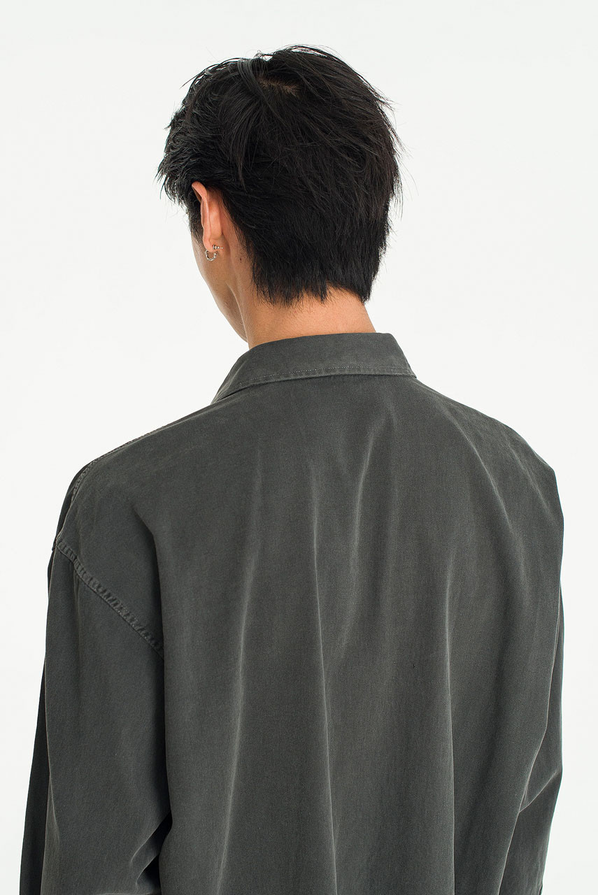 Menswear | Overdyed Shirt, Charcoal