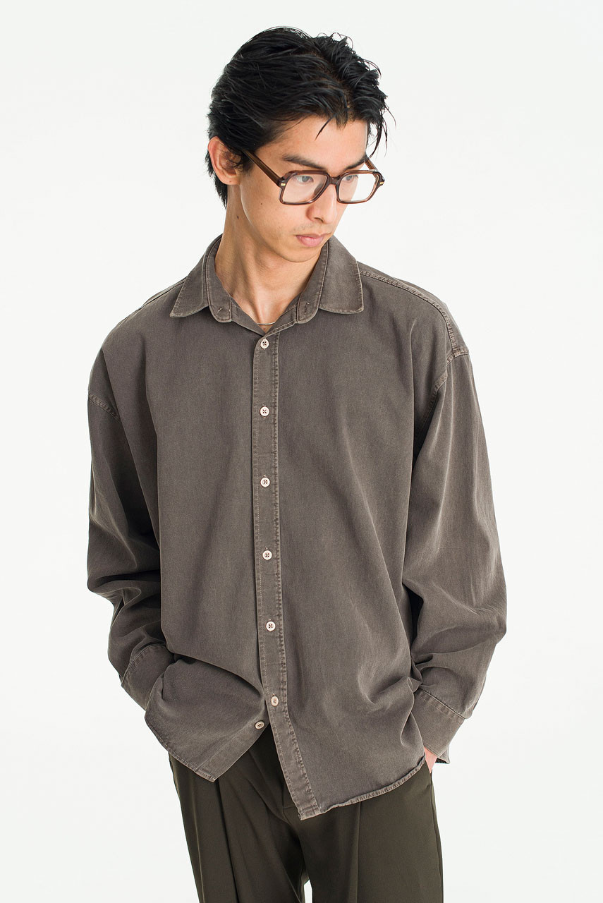 Menswear | Overdyed Shirt, Brown