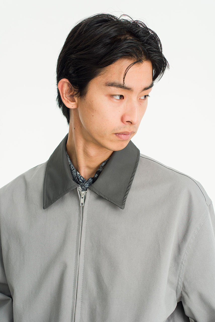 Menswear | Two-Tone Field Jacket, Grey